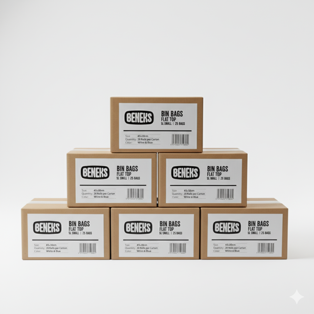 Beneks 5L x 25 Bin Bags - 28 Rolls per Carton - Image 5