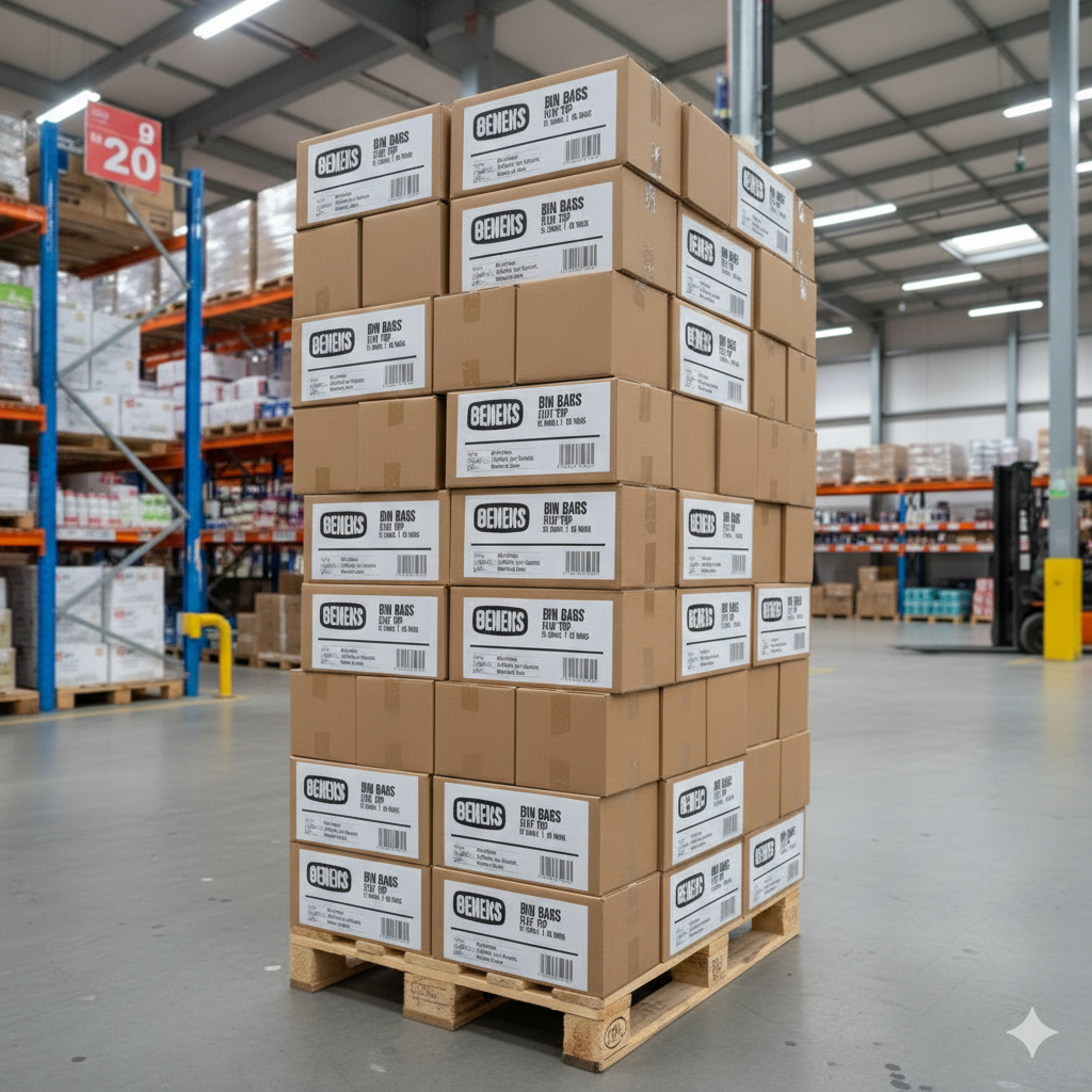 Beneks 5L x 25 Bin Bags - 28 Rolls per Carton - Image 3