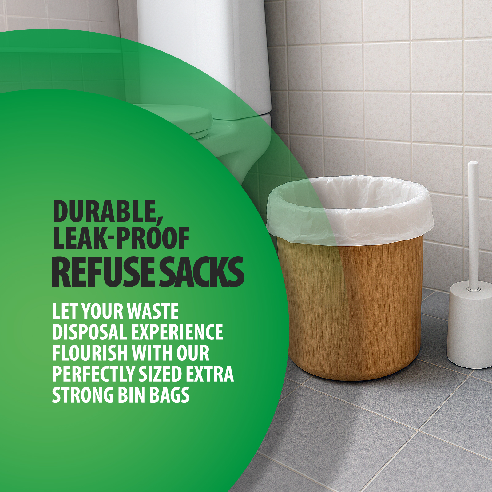 Beneks 5L x 25 Bin Bags - 28 Rolls per Carton - Image 11