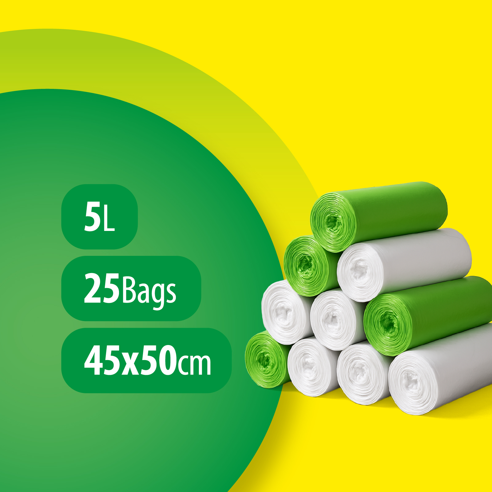 Pallet of 60 Boxes – 5L x 25 Bin Bags - Total 1680 Rolls (Wholesale Deal, Free UK Delivery) - Image 3