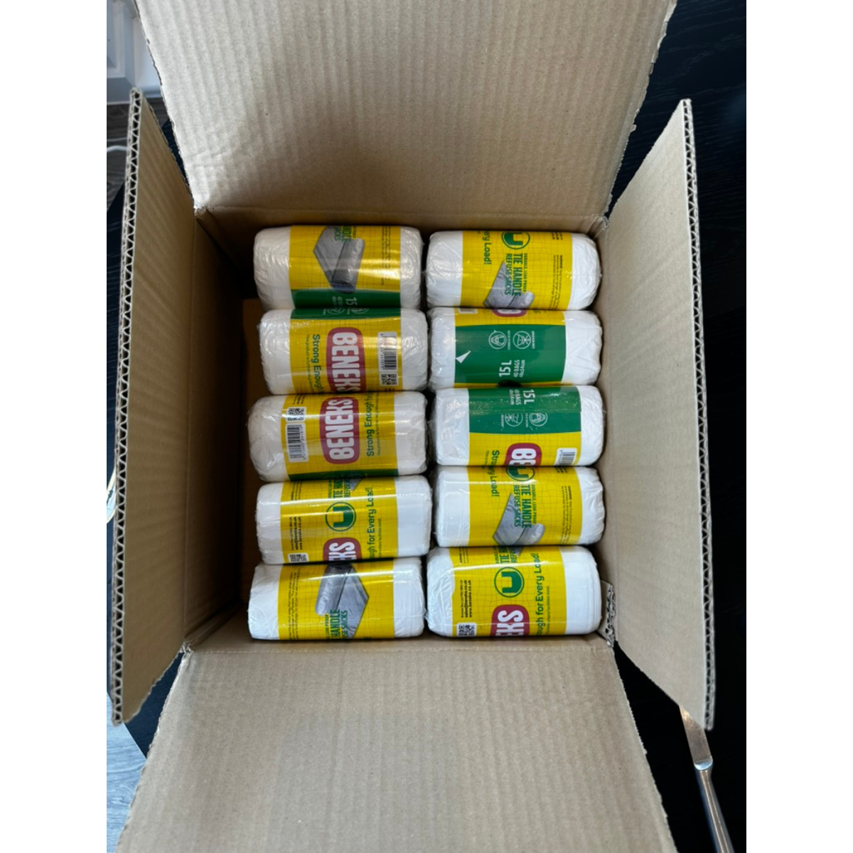 Beneks 15L x 40 Bin Bags – 20 Rolls per Carton - Image 3