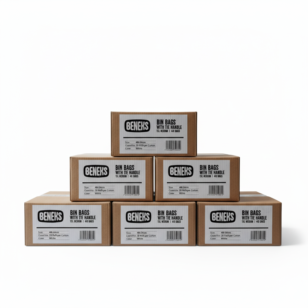 Beneks 15L x 40 Bin Bags – 20 Rolls per Carton - Image 5