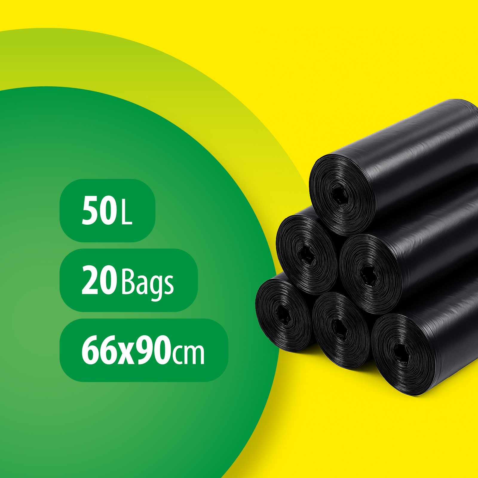 Pallet of 60 Boxes – 50L Bin Bags - Total 720  Rolls (20 Bags per Roll, Wholesale Deal, Free UK Delivery) - Image 7